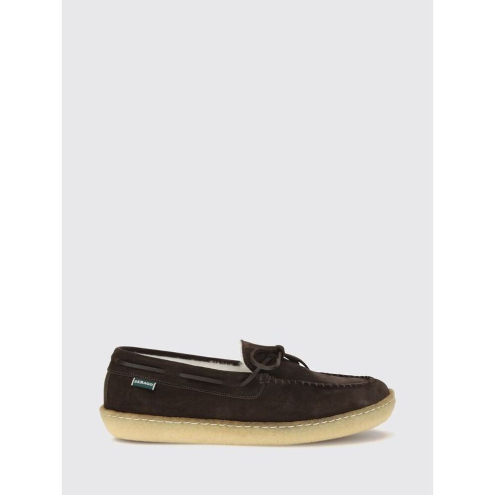 Sebago Men Sebago Suede Calfskin Boat Shoes With Laces
